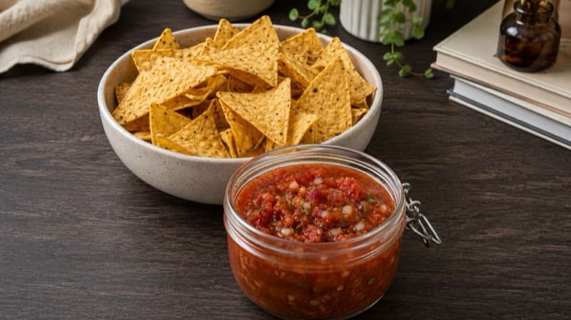 Vegan Nachos & Salsa