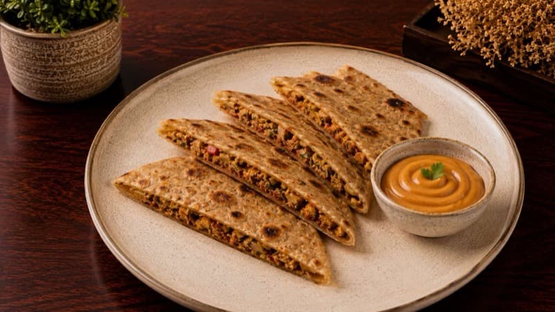 Mock-Meat Paratha